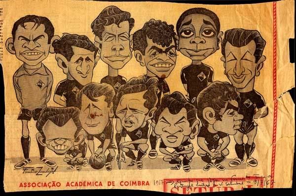 Academica de Coimbra 1967 cartoon