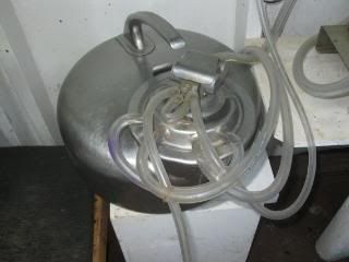 Vacuum milker I'm using now - Goats