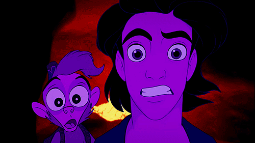 Aladdin Start panicking