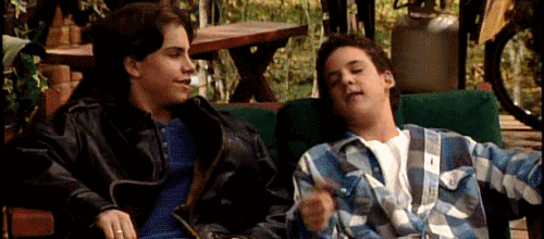 Cory and Shawn fist bump