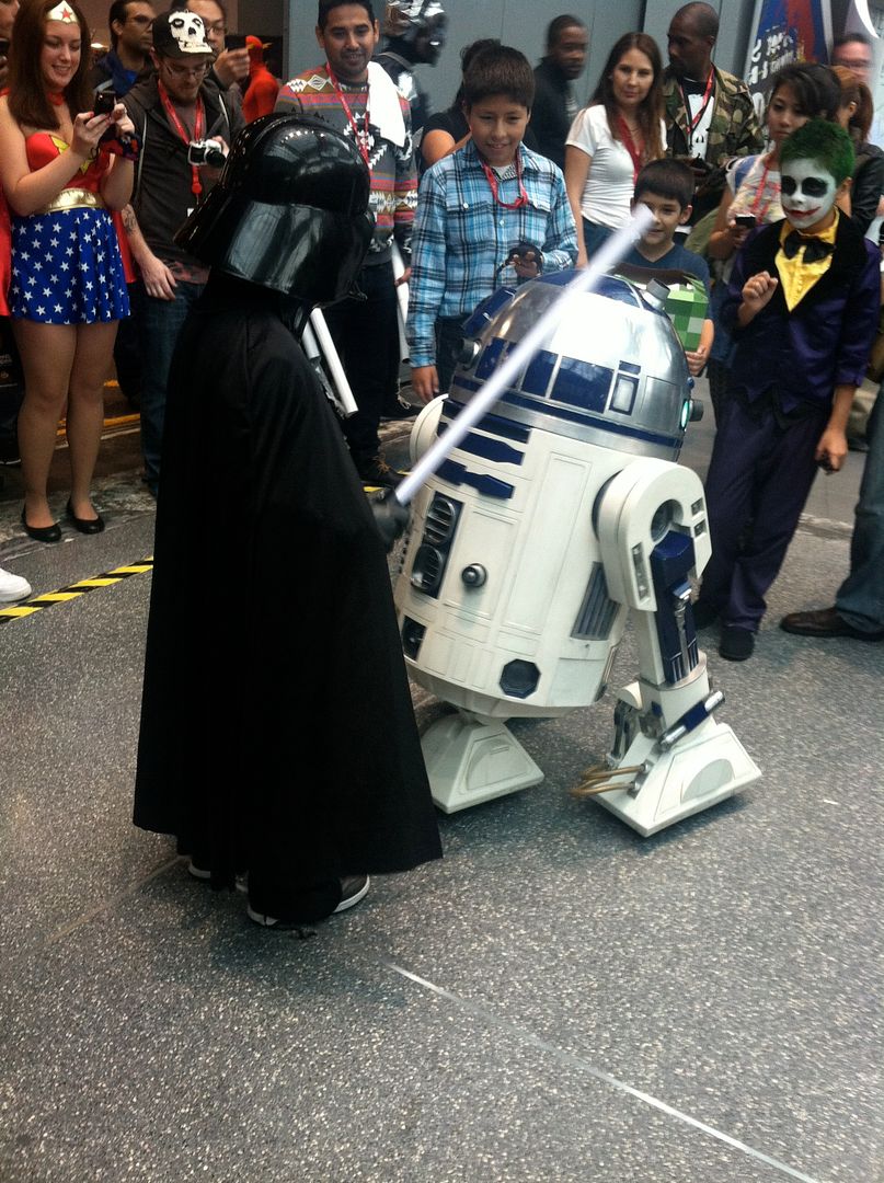 Darth and R2D2