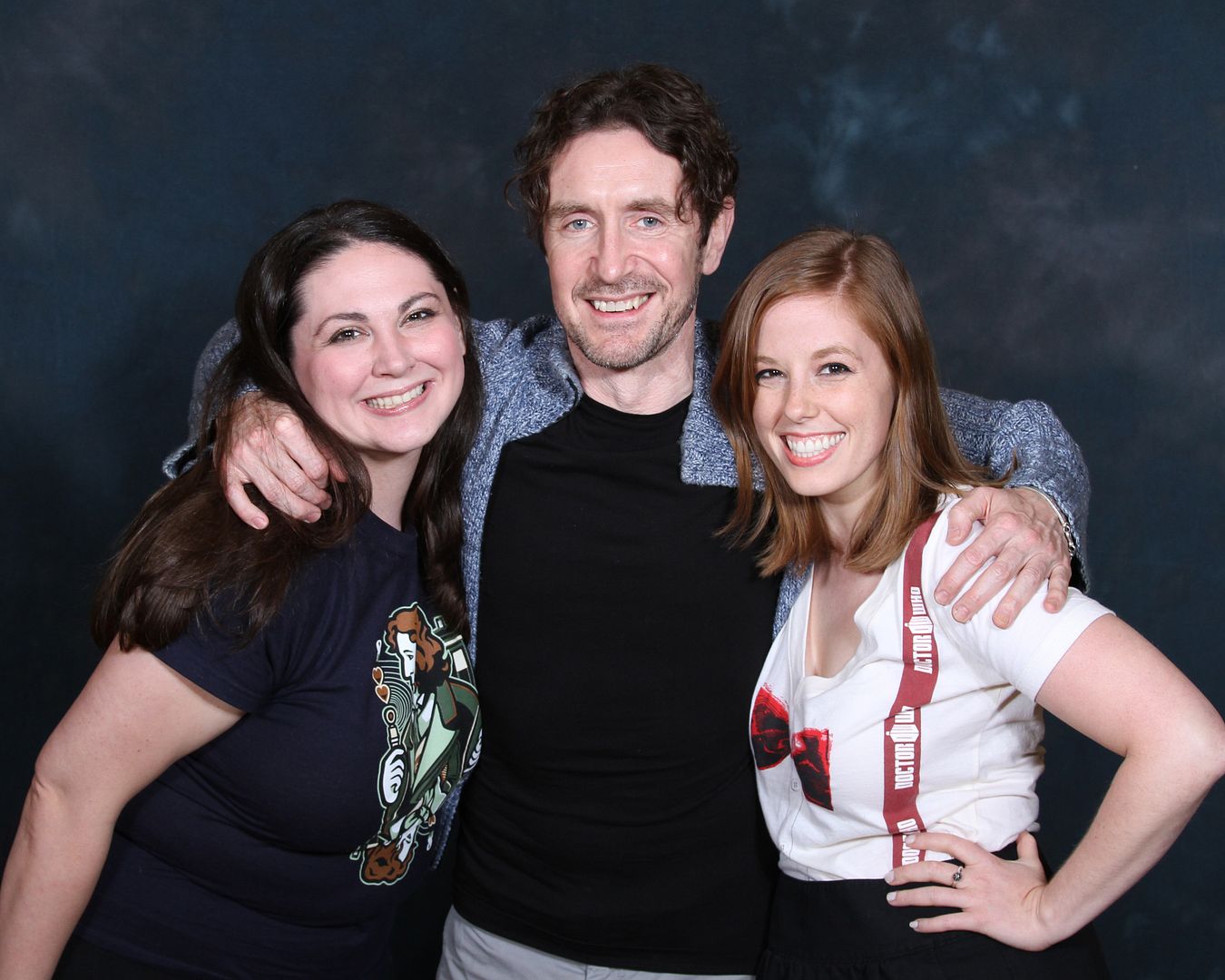 Kim and Sage with Paul McGann Gally