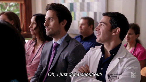 Mindy Project Shout Out