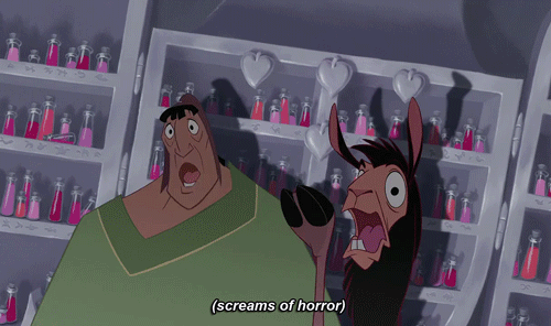 Emperor's New Groove screams of horror