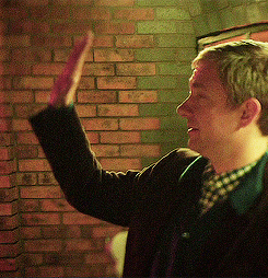 Sherlock John high five