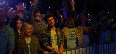 Parks and Rec Lil Sebastian Reaction