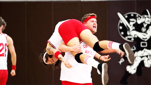 james corden one direction dodgeball