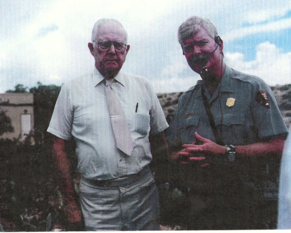 Mr Lemom and Park Historian Hoff_May 17, 2000