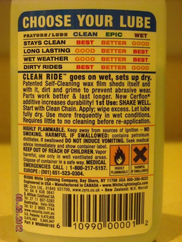 Best Chain Lube/Cleaning Routine