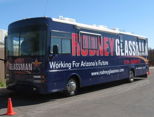 Rodney's Big Blue Bus (side view)