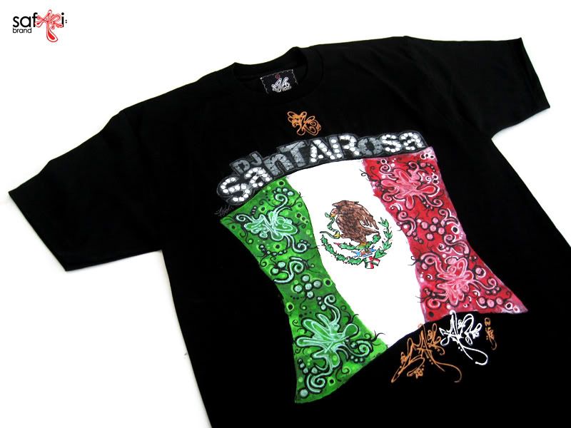 Mexico shirt for Dj Santarosa
