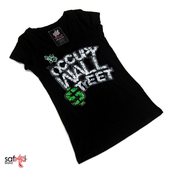 Occupy Wall Street shirts by Safari Brand
