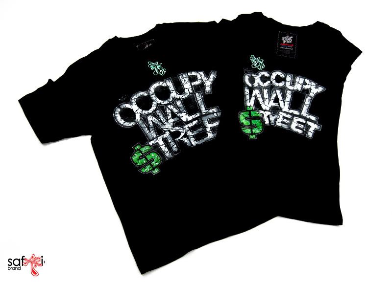 Occupy Wall Street shirts by Safari Brand