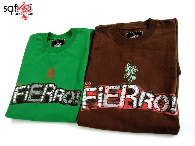 Safari Brand x Dj Santarosa &quot;Fierro!&quot; shirts