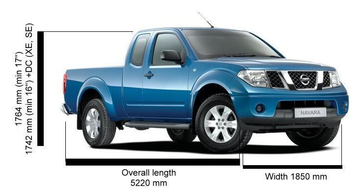Nissan-Navara.net â€¢ View topic - Dimensions for D40 double and king ...
