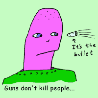 bullets kill people