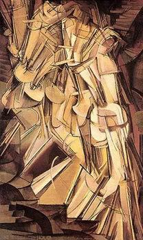 Duchamp - nude descending a staircase