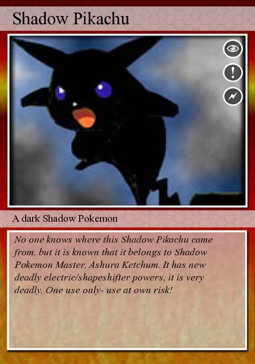 Shadow Pikachu Pictures