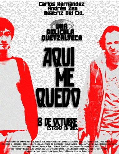 Poster Oficial Película - Aquí me Quedo