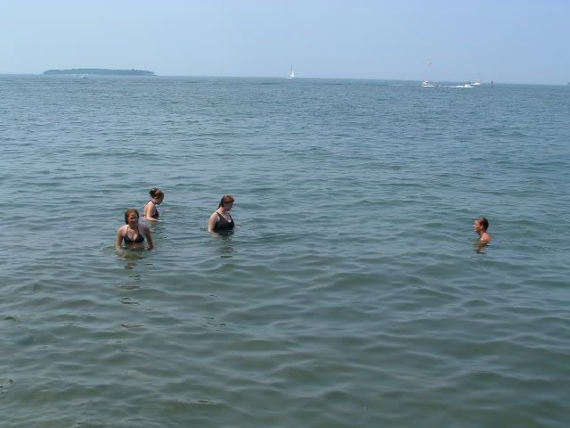 Swimming at the Swimming Beach