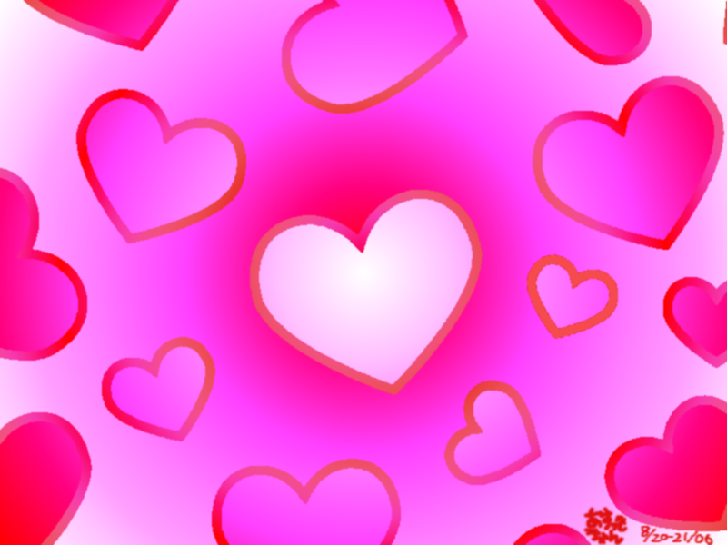 hearts valentines. pink hearts valentines