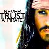 never trust a pirate