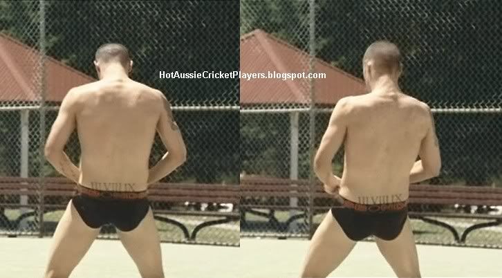  and Life in General > Bonds Undies Ad, Patrick Rafter, Michael Clarke