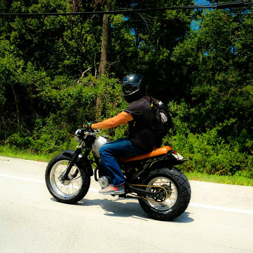 Pics of tw200 with street tires please??? TW200 Forum