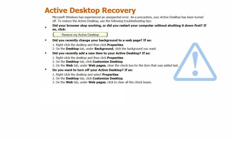 Active Desktop Recovery