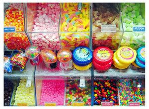 Candy, lots of candy