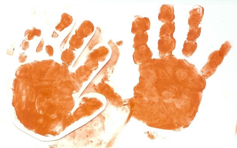 Baby Hands Orange