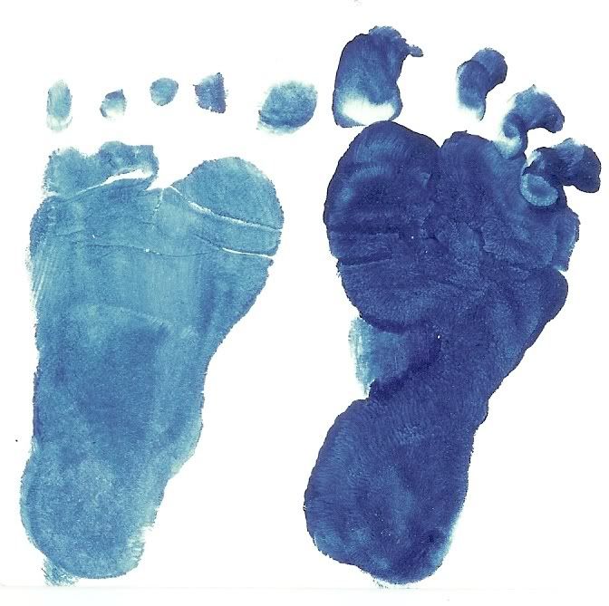 Baby Feet Blue