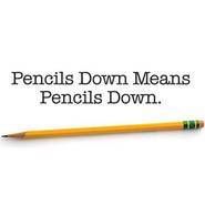 pencils Down