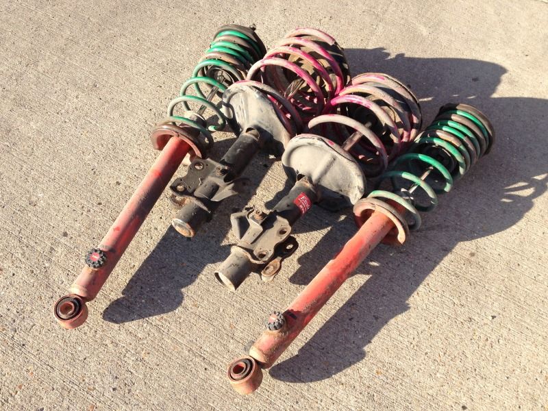 s14/s14a KYB adjustable shocks with 30mm lowering springs £90