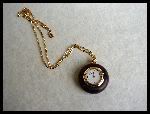 Purpleheart Clock Necklace
