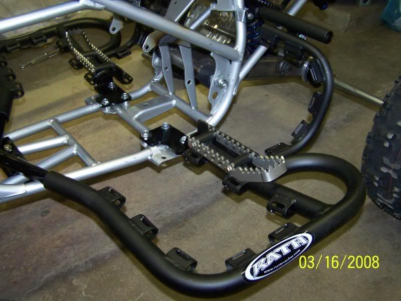 How do I install my DG NERF BARS on the TRX90??