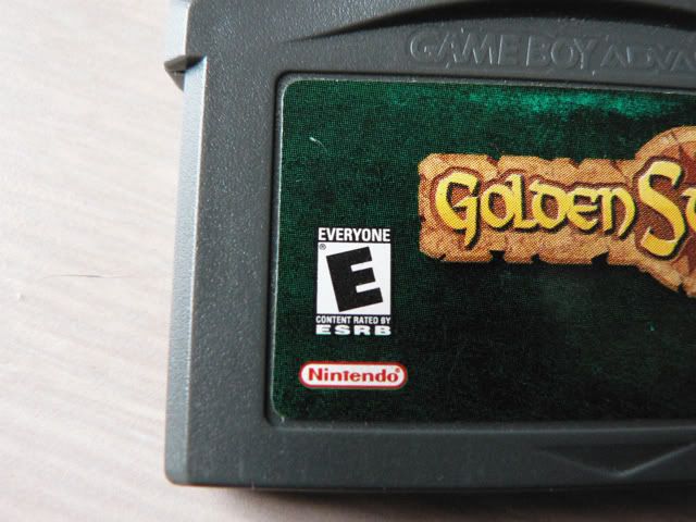 golden sun gba cartridge