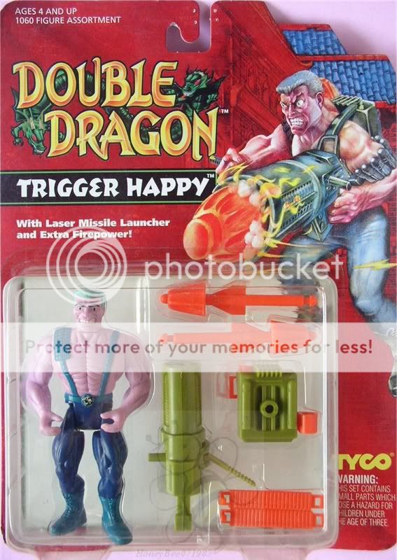 Double Dragon SICKLE & TRIGGER HAPPY 4.5 Figure NEW  