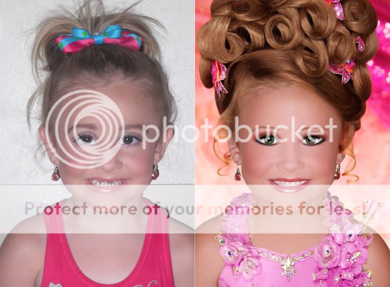 Glitz* and Natural Pageant Headshot Photo Retouching  