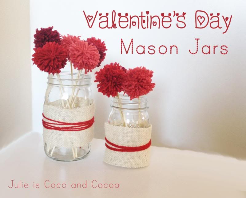 Valentine's Day Mason Jars